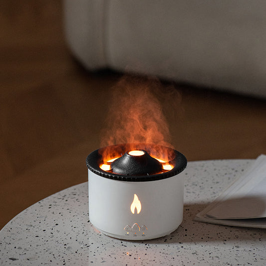 Dual Color Spray Ring Volcano Humidifier