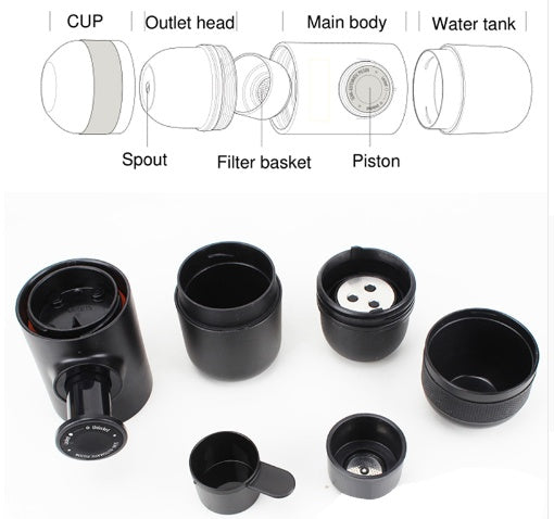 Portable Mini Coffee Brewing Machine