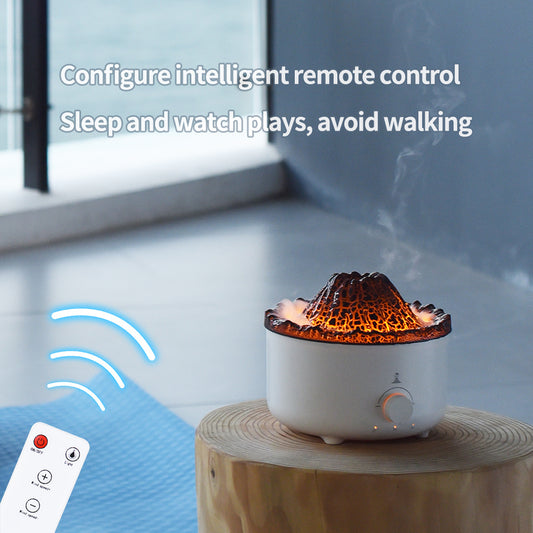 Small Simulated Flame Volcano Home Diffuser