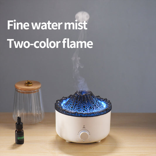 Small Simulated Flame Volcano Home Diffuser