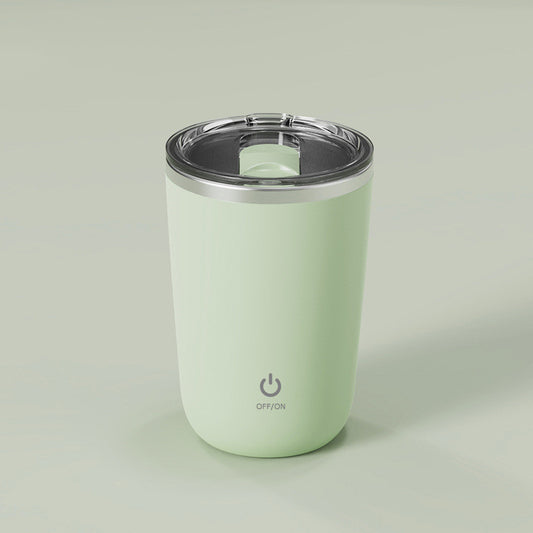 Self-Stirring Stainless Steel Coffee Mug