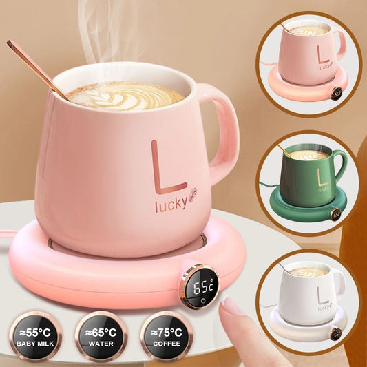 Coffee Cup Warmer Pad with Temp Control