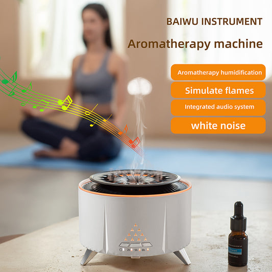 Remote Control Flame Volcano Diffuser
