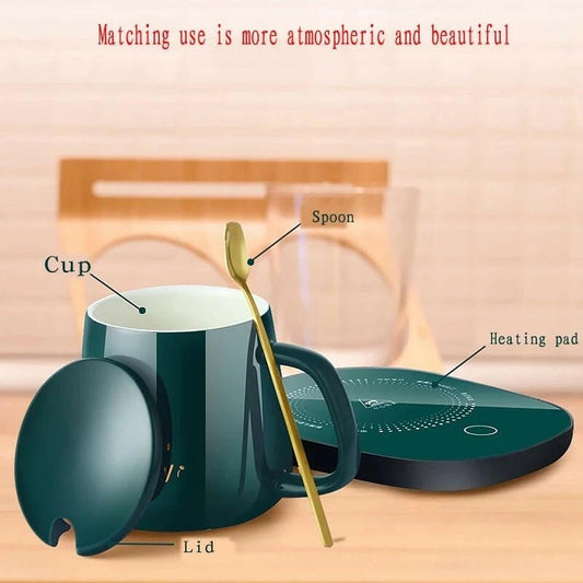 Electric Coffee Cup Warmer for Home & Office